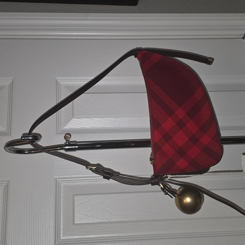 Burberry Red Plaid Bag